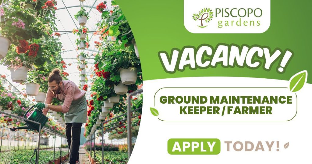 Piscopo Gardens - Vacancy - Ground Maintenance Keeper & Farmer